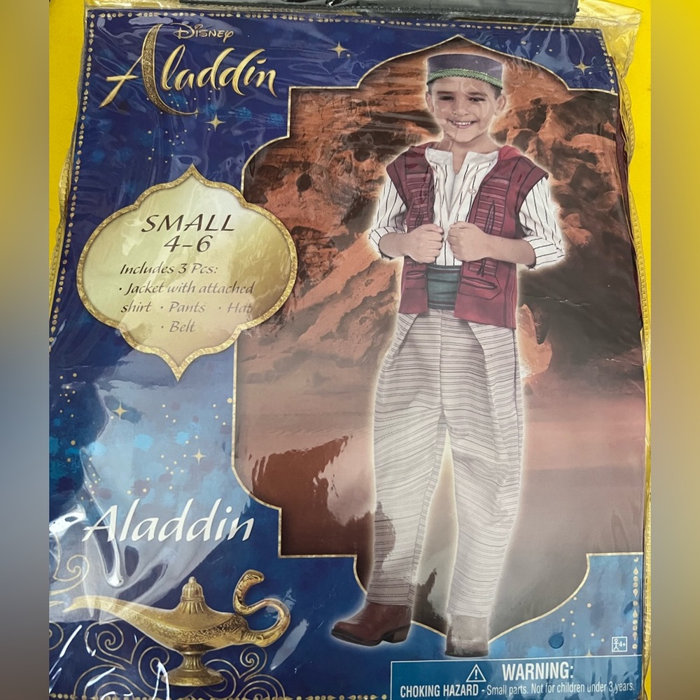 Disney Aladdin Kids Costume - Red, White, Blue